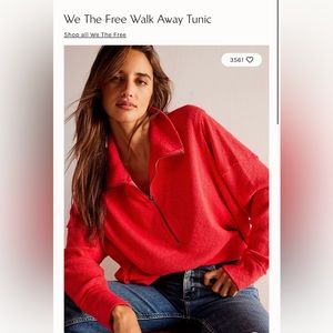 NWT We The Free Walk Away Tunic